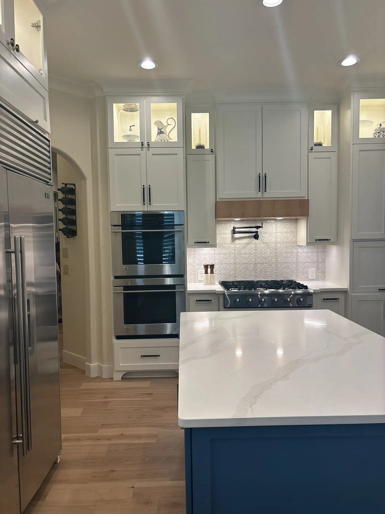 Custom built-in cabinetry and millwork from a whole home renovation in Sterling Ridge, The Woodlands, TX